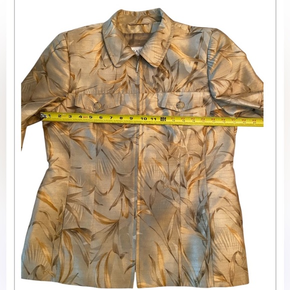 NWOT Vintage Basler Gold Patterned Jacket Size 38/Medium - Picture 3 of 9